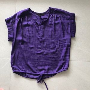 BCBGMAXAZRIA Purple blouse